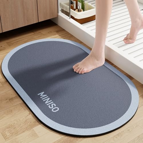 hhbzhdpg Weiche Badematte, Waschbarer Teppich für Die Küche, rutschfeste Badewannenmatte. Auch für Treppen, Balkone, Waschküchen und Bereiche mit Haustieren Geeignet(B,60X90CM) von hhbzhdpg