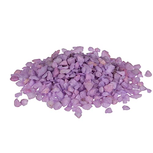 hibuy Dekosand, Dekogranulat Ã˜ 4-8 mm - Violett - 400 g in Kunststoffdose von hibuy