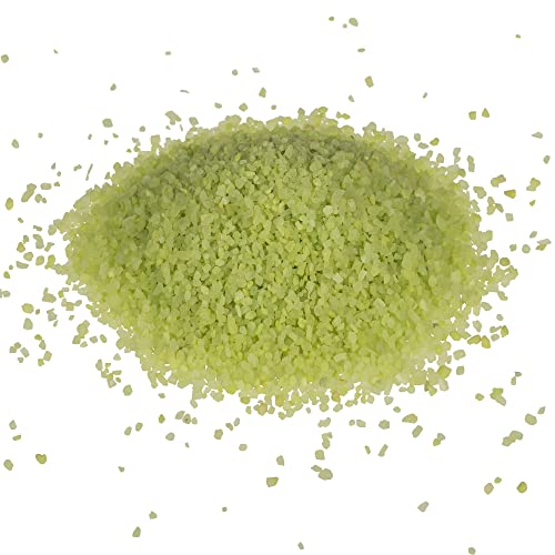 hibuy Dekosand, Dekogranulat - Streusand fein - Farbe: Mintgrün - 400 g in wiederverschlieÃŸbarer Kunststoffdose von hibuy