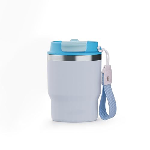 hicoosee Isolierbecher 350ml – Thermo-Kaffeebecher in Mintgrün, Edelstahl, Vakuumisoliert, auslaufsicher, wiederverwendbar für heiße & kalte Getränke von hicoosee