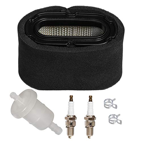 hifrom Air Filter Pre Filter Cleaner Spark Plug Fuel Filter Tune Up Kit Compatible with Honda GXV340 GXV390 11HP 13HP Replace 17211-ZF5-V01 17211-ZF5-V00 Lawn Mower von hifrom