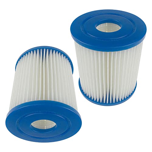 hifrom HEPA Swimming Pool Filter Inflatable Pool Filter Cartridge Replacement for I 330 Gallon Filter Element Pump (Pack of 2) von hifrom