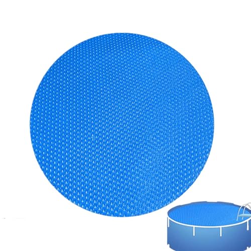 8 Fuß Runde Solar Poolabdeckung – Zuschneidbare Schwimmbadabdeckung | Faltbare Strapazierfähige Isolierfolie Solardecke | Wärmespeichernder Robuster Schutz Für Das Sommerschwimmen Im Freien von higyee