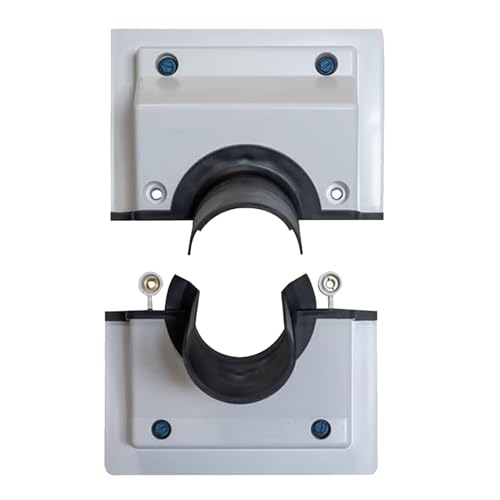 HVAC Wanddurchführung Und Leitungsabdeckung - Klimaanlage Kupferrohr Isolierabdeckung,Schutzummantelung für Installateure Handwerker Techniker Kleinsplit Wärmepumpensysteme von higyee