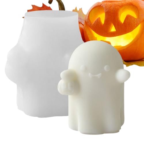 Halloween Gussformen | Geisterform Mit 3D Effekt | Niedliche Formen Für Figuren Und Kerzenhalter Küchenzubehör Für Bastelprojekte Zu Festtagen Halloween Gussformen | Geisterform Mit 3D Effekt | Niedliche Formen Für Figuren Und Kerzenhalter Küchenzubehör Für Bastelprojekte Zu Festtagen von higyee