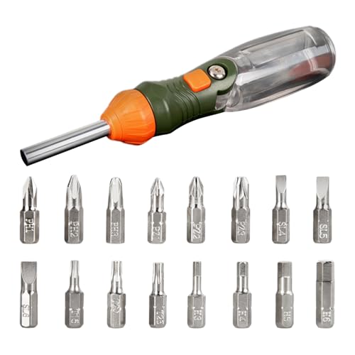 Schraubendreher Set Kit - Verstellbarer Schraubendreher Satz - Präzisions Ratsche Handwerkzeug Mit Verlängerung Und Hammer Für Elektriker Tragbar Multifunktional Kleintasche Schraubendreher Set Kit - Verstellbarer Schraubendreher Satz - Präzisions Ratsche Handwerkzeug Mit Verlängerung Und Hammer Für Elektriker Tragbar Multifunktional Kleintasche von higyee