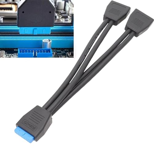 USB-Splitter für Hauptplatine – Splitter USB 3.0 mit Hochgeschwindigkeitsübertragung, Adapter für Computerkabel, für Desktop-, Drucker, Laptops USB-Splitter für Hauptplatine – Splitter USB 3.0 mit Hochgeschwindigkeitsübertragung, Adapter für Computerkabel, für Desktop-, Drucker, Laptops von higyee