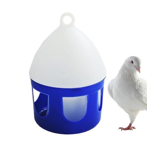Wassertränke Für Tauben,Vogel Trinkgefäß 2 Liter | Abnehmbar Für Geflügelhaltung Wintertauglich Freilandhaltung Wachtelhaltung Kükenaufzucht Hühnerstall von higyee