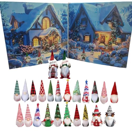 Weihnachtscountdown,Countdown Zum Weihnachts Wichtel Adventskalender | Figur Spielzeug Deko Mit 24 Tagen Für Familien Tradition Erwachsene Kinder Weihnachtscountdown,Countdown Zum Weihnachts Wichtel Adventskalender | Figur Spielzeug Deko Mit 24 Tagen Für Familien Tradition Erwachsene Kinder von higyee