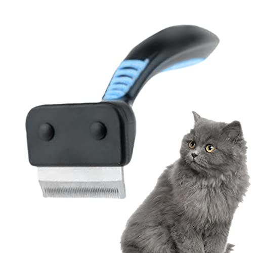 higyee Katzenhaarbürste | Haarbürste für Hunde Katzen | Katze Fellpflege Bürste Katze Kamm für Kätzchen Kaninchen Massage entfernt Teppiche, Verfilzungen und loses Fell von higyee