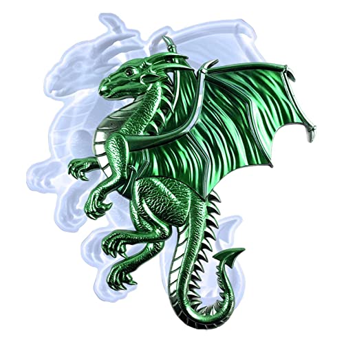 higyee Silikonform Drache – Silikonform Kreative Flying Drache mit transparenter Textur, dekorativ, DIY Form für Kuchen, Fondant, Seife, Zucker, Pudding, Schokolade, harte Süßigkeiten, Dessert, Kerze von higyee