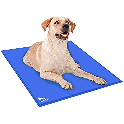 Kissen für Hunde 81*96 cm, Hundematten, Kühlmatte für Hunde Katzen, Hundebetten, Katzenbetten, Kühlkissen für Haustier, Kühldecke Geeignet für zu Hause & Draußen, Computer & Stuhl Sofa Matten-Kühlung von himaly