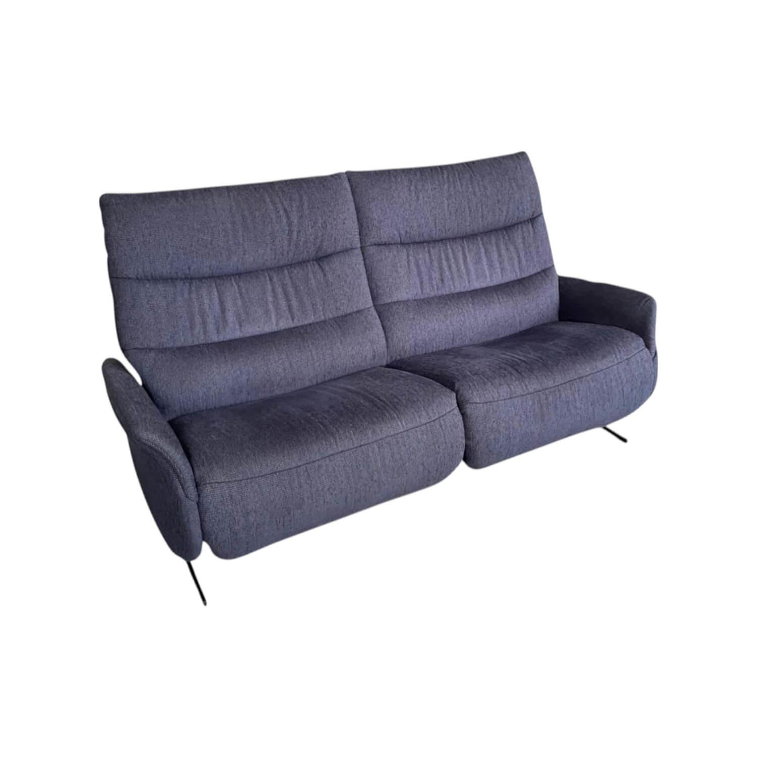 Comfort Sofa 4051 Cumuly Stoff Uni Ozean Blau Gestell Metallkufen Anthrazit Inkl... von himolla