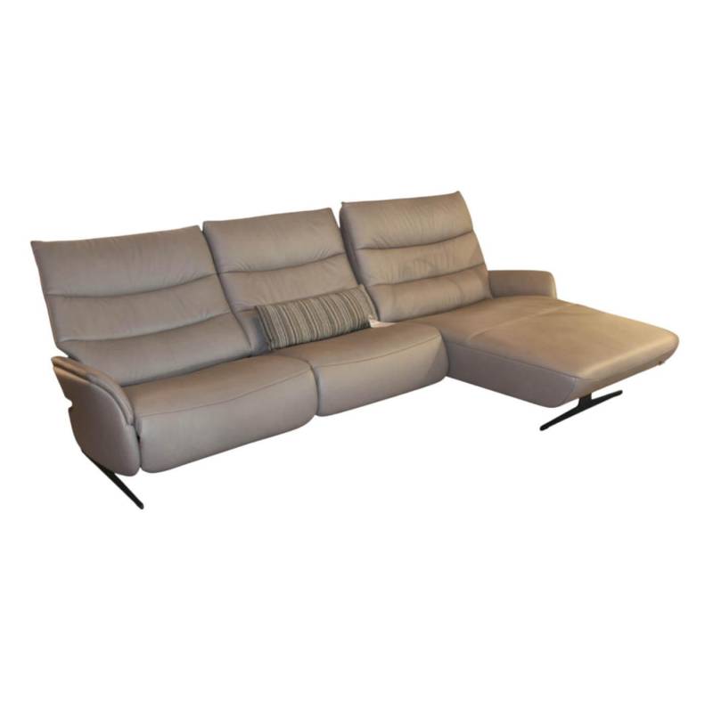 Ecksofa 4050 Leder Longlife Soft Shadow Grau mit Relaxfunktion Ecksofa 4050 Leder Longlife Soft Shadow Grau mit Relaxfunktion von himolla