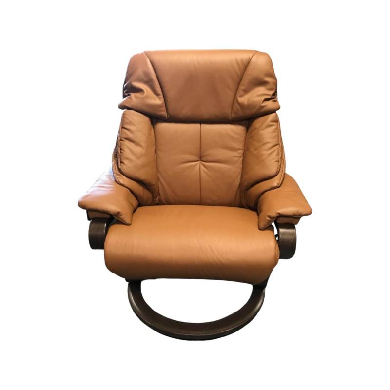 Relax-Sessel Modell 7124 Zerostress in Echleder mit erhöhtem Untergestell und Fu... von himolla