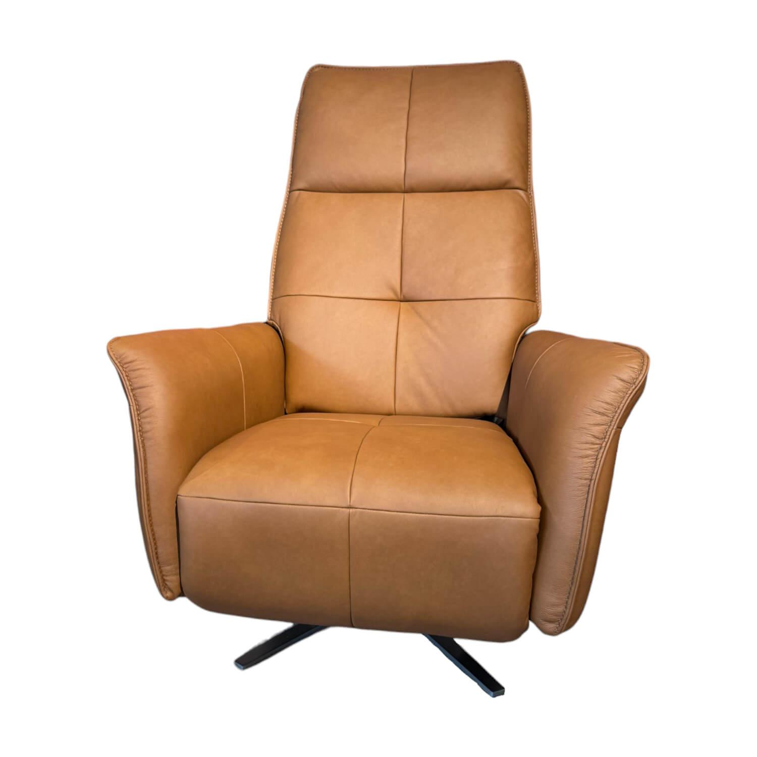 Sessel 9361 Leder Soft Nappa Bright Braun Sternfuß Edelstahl Gebürstet 2 Motoris... Sessel 9361 Leder Soft Nappa Bright Braun Sternfuß Edelstahl Gebürstet 2 Motoris... von himolla