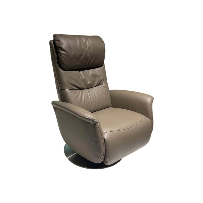 Sessel Cumulus Quartet 9720 Emil 24L42 R Leder 71 Torro Vulkan Braun Grau Teller... von himolla