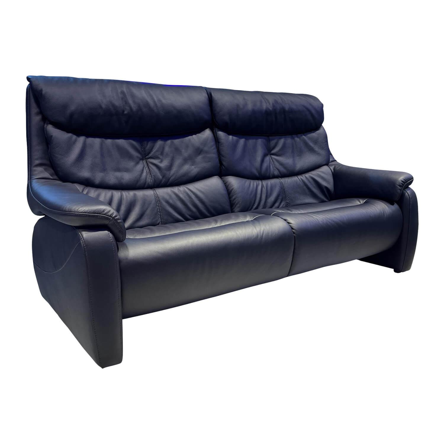 Sofa Mondo Satyr 3-Sitzig Bezug Leder 24 Longru Pazifik Sitz Superlastic Soft von himolla