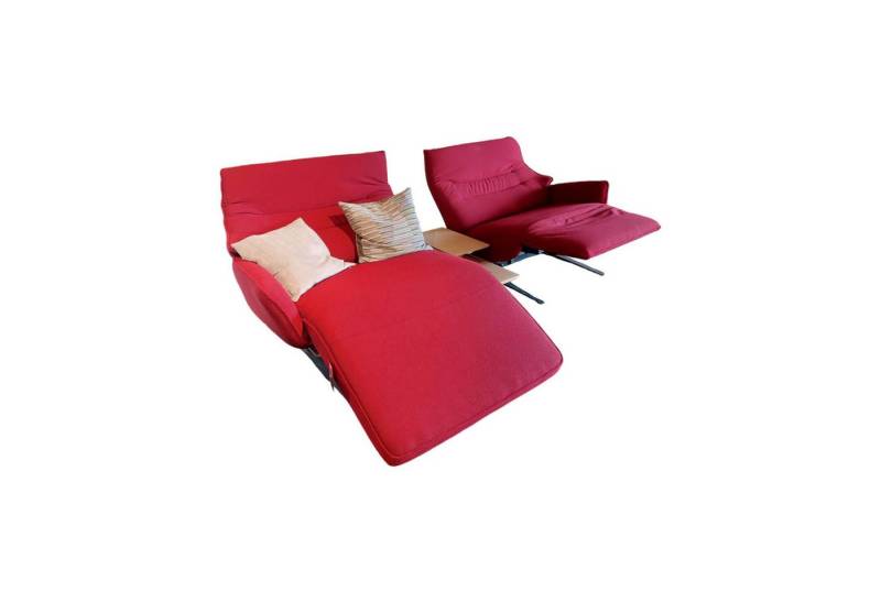 himolla 2-Sitzer Sofa 4905 Lounger Bezug Stoff Q2 Fashio Cabren Metallkufe von himolla