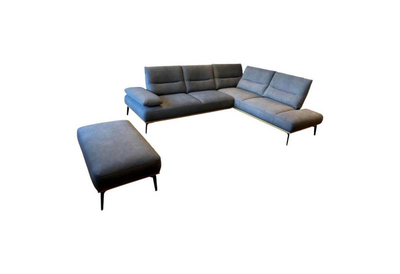 himolla Ecksofa Ecksofa Modell 9060 Stoff AquaClean02 Schiefer PG14 von himolla