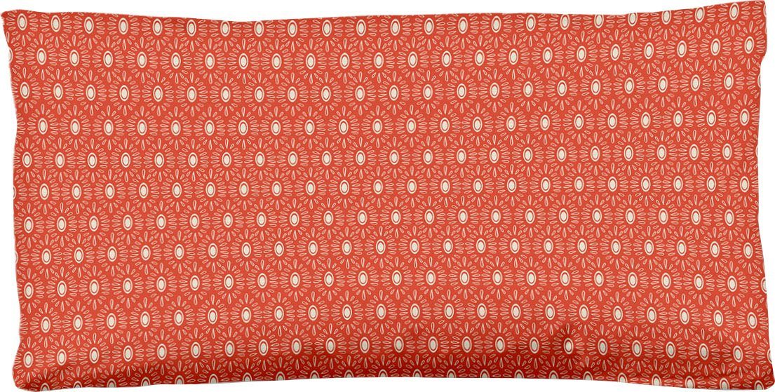 hip Kissenbezug Lynouk, (1 Stück), Baumwolle, Mako-Satin, 40x80, 1 Stück, Reißverschluss, Lynouk, Orange von hip