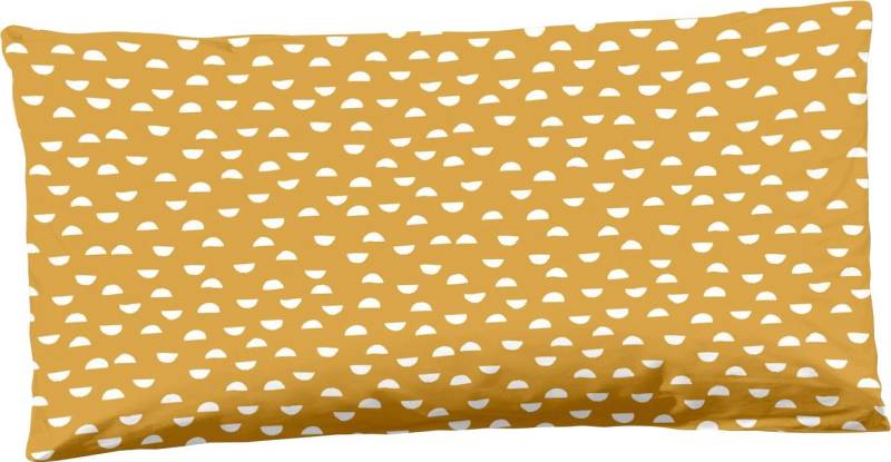 hip Dekokissen Nevine, Baumwolle, Mako-Satin, 40x80, 1 Stück, Reißverschluss, Nevine, Ocker von hip
