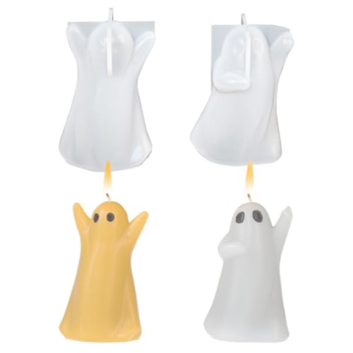 2PCS 3D Silikon-Kerzen formen DIY Ghost Crafts Gips-Kristallharz-Seife, die Form für DIY 3D Duft kerze macht Wachsform Gips-Ornament 2PCS 3D Silikon-Kerzen formen DIY Ghost Crafts Gips-Kristallharz-Seife, die Form für DIY 3D Duft kerze macht Wachsform Gips-Ornament von hiwhale