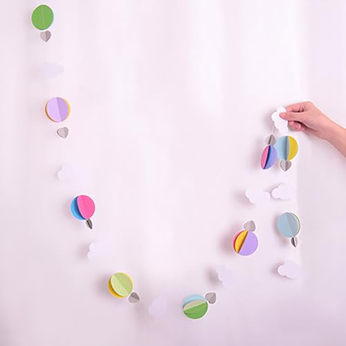 3D-Wolken Liebe Heißluft Ballon Papier Schnur Girlande Banner Geburtstag Baby Dusche Party Wand Hintergrund Hängende Hochzeits Dekoration 3D-Wolken Liebe Heißluft Ballon Papier Schnur Girlande Banner Geburtstag Baby Dusche Party Wand Hintergrund Hängende Hochzeits Dekoration von hiwhale