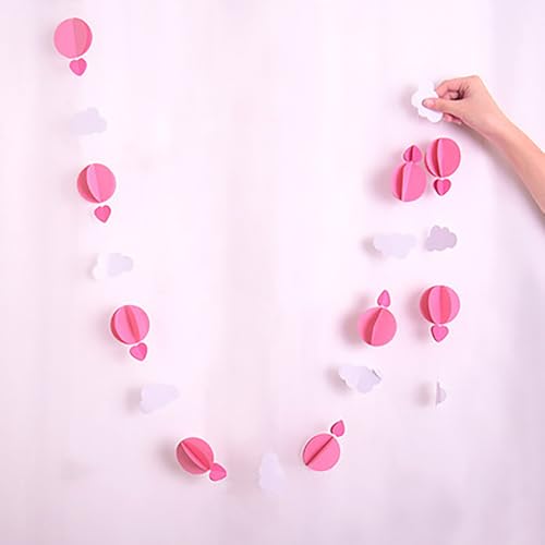 3D-Wolken Liebe Heißluft Ballon Papier Schnur Girlande Banner Geburtstag Baby Dusche Party Wand Hintergrund Hängende Hochzeits Dekoration 3D-Wolken Liebe Heißluft Ballon Papier Schnur Girlande Banner Geburtstag Baby Dusche Party Wand Hintergrund Hängende Hochzeits Dekoration von hiwhale