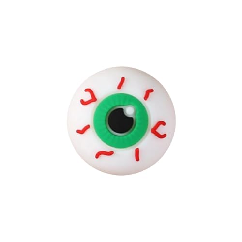5 teile/satz Halloween-Silikon-Perlen, 3D-Kreative Fledermaus und gruselige Kürbisse Designs, DIY-Schmuck Lanyards Craft ing Perlen, Party Dekoration Zubehör von hiwhale