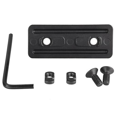 Bipod Adapter Mount Sling Stud Aluminium Legierung Halterung umfasst 2 T-Muttern 2 Schrauben und 1 Schraubens CHL üssel kompatibel für die Jagd Bipod Mount Sling Stud von hiwhale
