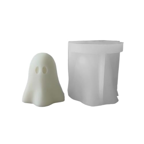 DIY Ghost Candle Silikon Mould Aromatherapie-Kerzen putz Hand gefertigte Seifenform Epoxid-Craft-Casting-Werkzeuge für Halloween-Dekoration DIY Ghost Candle Silikon Mould Aromatherapie-Kerzen putz Hand gefertigte Seifenform Epoxid-Craft-Casting-Werkzeuge für Halloween-Dekoration von hiwhale