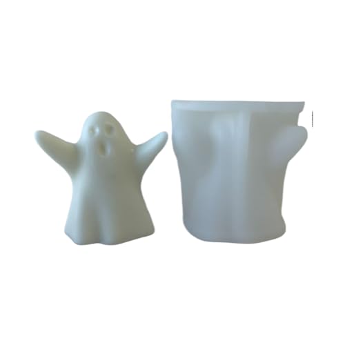 DIY Ghost Candle Silikon Mould Aromatherapie-Kerzen putz Hand gefertigte Seifenform Epoxid-Craft-Casting-Werkzeuge für Halloween-Dekoration DIY Ghost Candle Silikon Mould Aromatherapie-Kerzen putz Hand gefertigte Seifenform Epoxid-Craft-Casting-Werkzeuge für Halloween-Dekoration von hiwhale