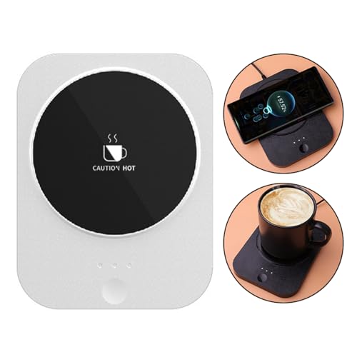 Intelligente Thermostat ische Untersetzer, USB-Plug-in-Heizung, 3 Temperatur-Einstellung kleine Cup-Heizung geeignet für den Schreibtisch Gebrauch von hiwhale