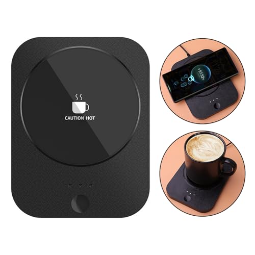 Intelligente Thermostat ische Untersetzer, USB-Plug-in-Heizung, 3 Temperatur-Einstellung kleine Cup-Heizung geeignet für den Schreibtisch Gebrauch von hiwhale