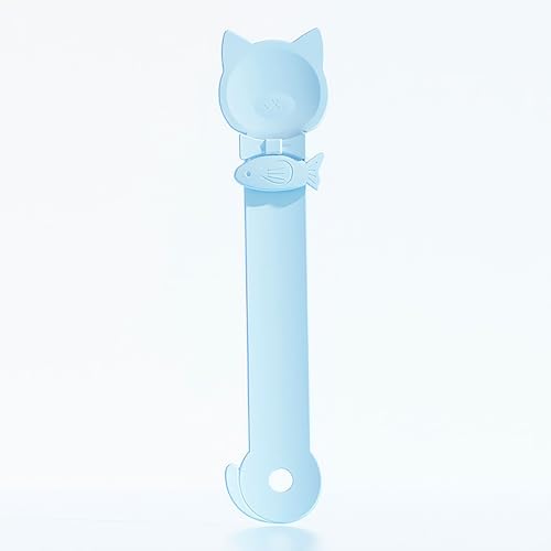 Katzen-Streifen-Feeder-Löffel, lang geführter Lebensmittel-Streifen-Squeezer, Fleisch-Schlamm-Leckerbissen spender für Katzen, essentielle Haustier-Vorräte von hiwhale