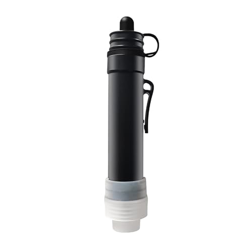 Tragbarer Wasserfilter Mini-Strohwasser fliter für den Außenbereich, Notfall-Überlebens ausrüstung zum Wandern von hiwhale