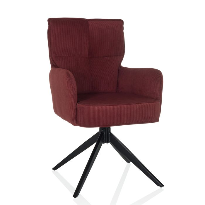 B-Ware Hjh Living Tarugo Stuhl Polsterstuhl Drehstuhl Computersessel Esszimmerstuhl 299 von hjh LIVING