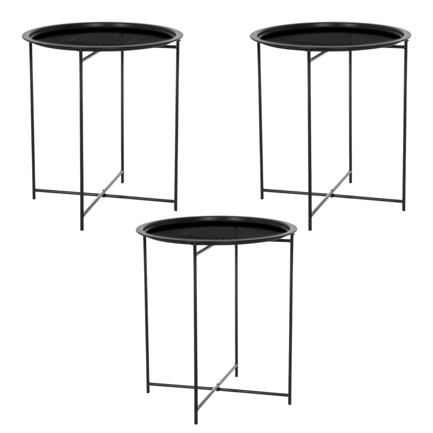 Hjh Living Allrund Metall Schwarz Beistelltisch Couchtisch Sofatisch Tisch B-Ware Hjh Living Allrund Metall Schwarz Beistelltisch Couchtisch Sofatisch Tisch B-Ware von hjh LIVING