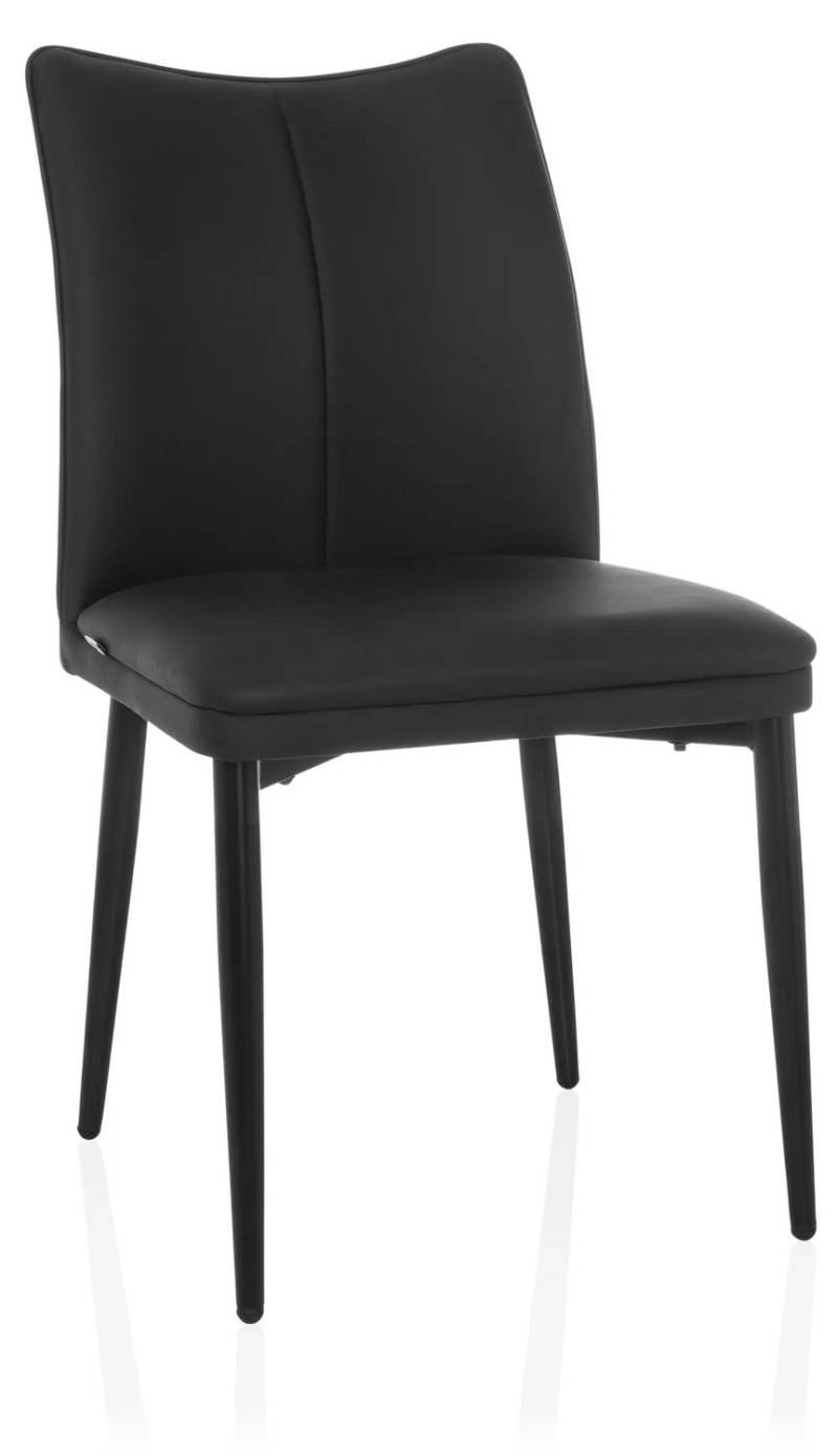 Hjh Living Esszimmerstuhl Stuhl Viseto Kunstleder Schwarz Sitzmöbel B-Ware von hjh LIVING