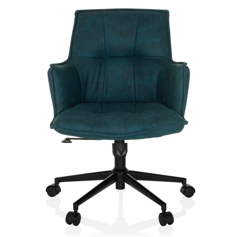 Hjh Living Home Office Stuhl Drehstuhl Solao Life Stoff Dunkelblau Stuhl Sessel B-Ware von hjh LIVING