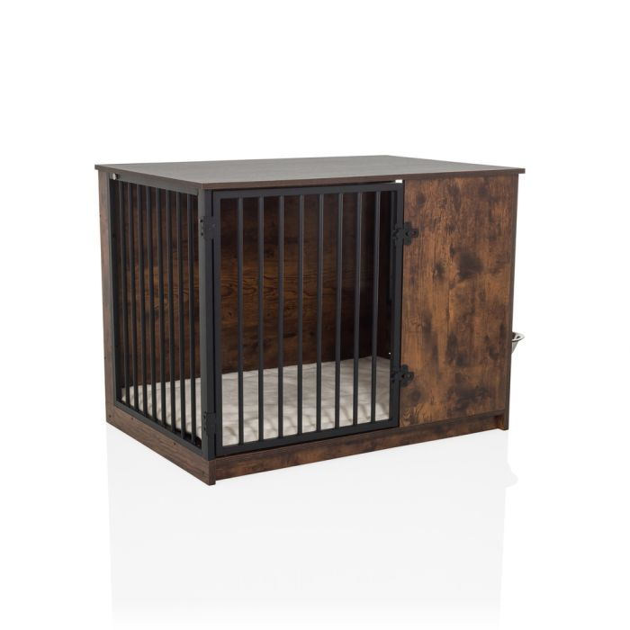 Hjh Living Pawhome S Hundebox Hundekäfig Hundetransportbox 80 X 55 X 60 Cm Braun B-Ware von hjh LIVING