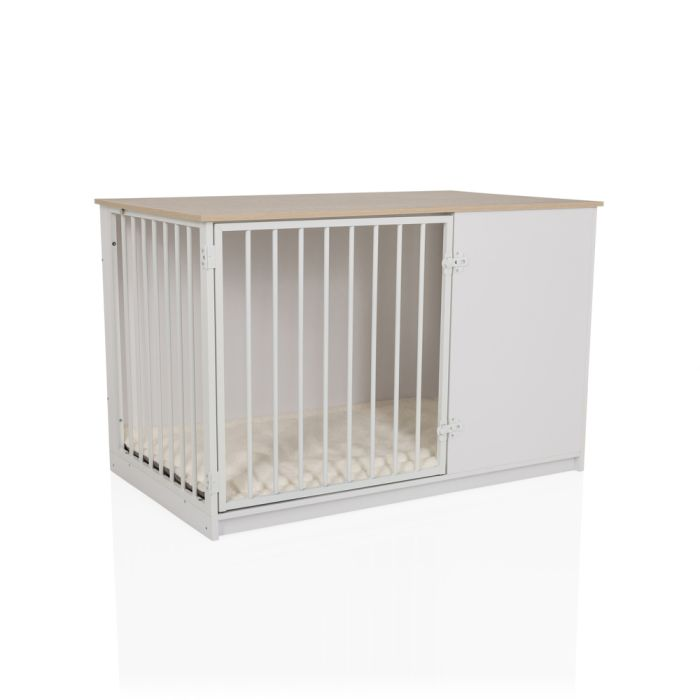 Hjh Living Pawhome Xl Hundebox Hundekäfig Hund Mittelgroße Hunderassen Weiß B-Ware von hjh LIVING