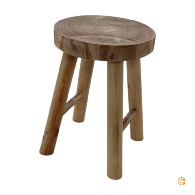 Hjh Living Rustiko W Sitzhocker Hocker Holzhocker Sitz Schemel Siehe Text/Foto B-Ware von hjh LIVING