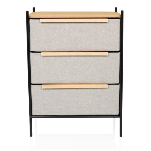 Hjh Living Stuvar   Kommode Sideboard Schubladenkommode Möbel Schrank Taupe B-Ware von hjh LIVING