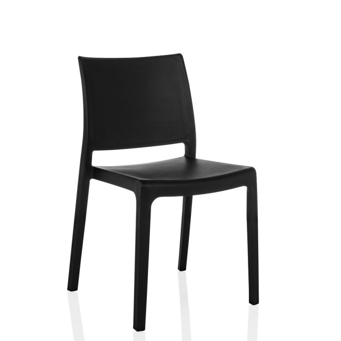 Hjh Living T37 V Outdoor Stuhl Esszimmerstuhl Gartenstuhl Stapelbar Schwarz B-Ware Hjh Living T37 V Outdoor Stuhl Esszimmerstuhl Gartenstuhl Stapelbar Schwarz B-Ware von hjh LIVING