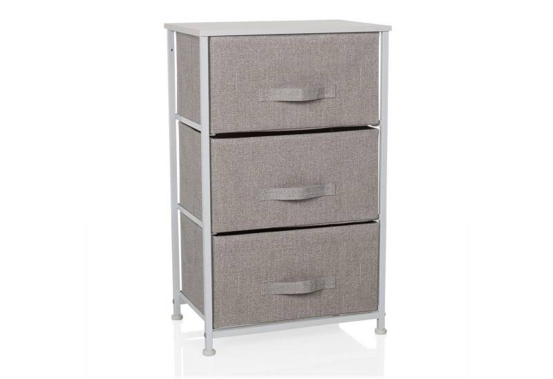 hjh LIVING Kommode FOLDRESS M Sideboard H/B/T: 73.0 x 45.0 x 30.0 cm, Schubladenkommode mit 3 Stoff-Schubladen, Metall-Gestell, Holz-Ablage hjh LIVING Kommode FOLDRESS M Sideboard H/B/T: 73.0 x 45.0 x 30.0 cm, Schubladenkommode mit 3 Stoff-Schubladen, Metall-Gestell, Holz-Ablage von hjh LIVING