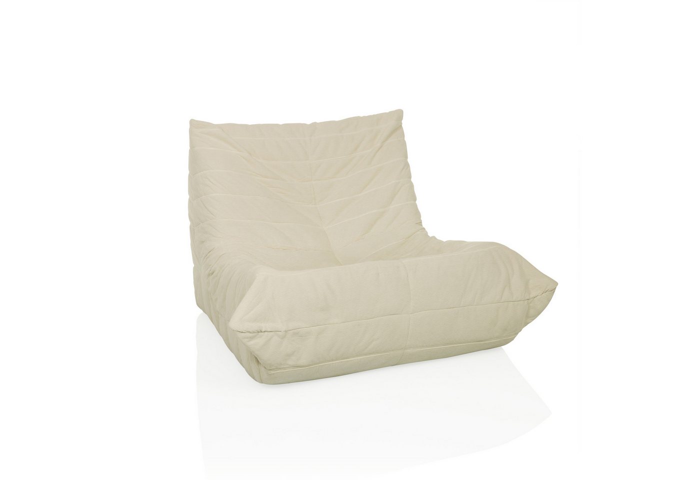 hjh LIVING Loungesessel Loungesessel SITZOLO Stoff, Bodensofa in Cord-Optik, Sessel Sitzsack Liegesessel für Wohnzimmer hjh LIVING Loungesessel Loungesessel SITZOLO Stoff, Bodensofa in Cord-Optik, Sessel Sitzsack Liegesessel für Wohnzimmer von hjh LIVING