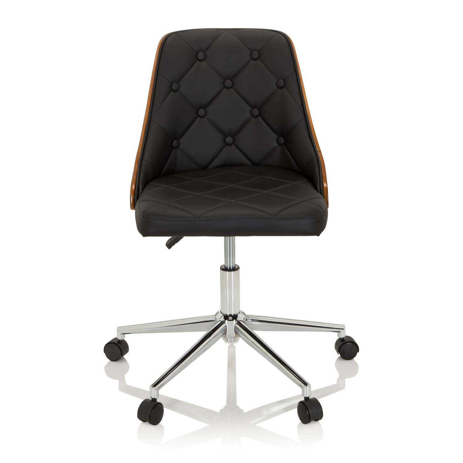 Hjh Office Bürostuhl Chefsessel Cenca Kunstleder Schwarz Stuhl Büromöbel Möbel B-Ware von hjh OFFICE 1