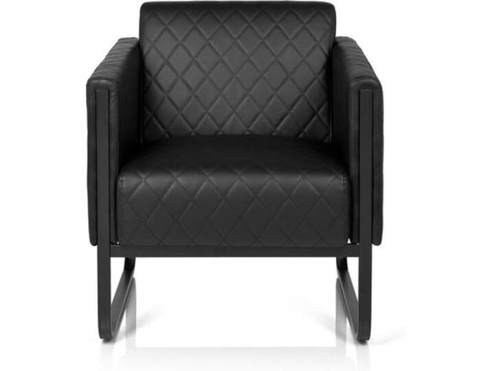 ARUBA BLACK 1-Sitzer - Polstersessel Schwarz von hjh-OFFICE